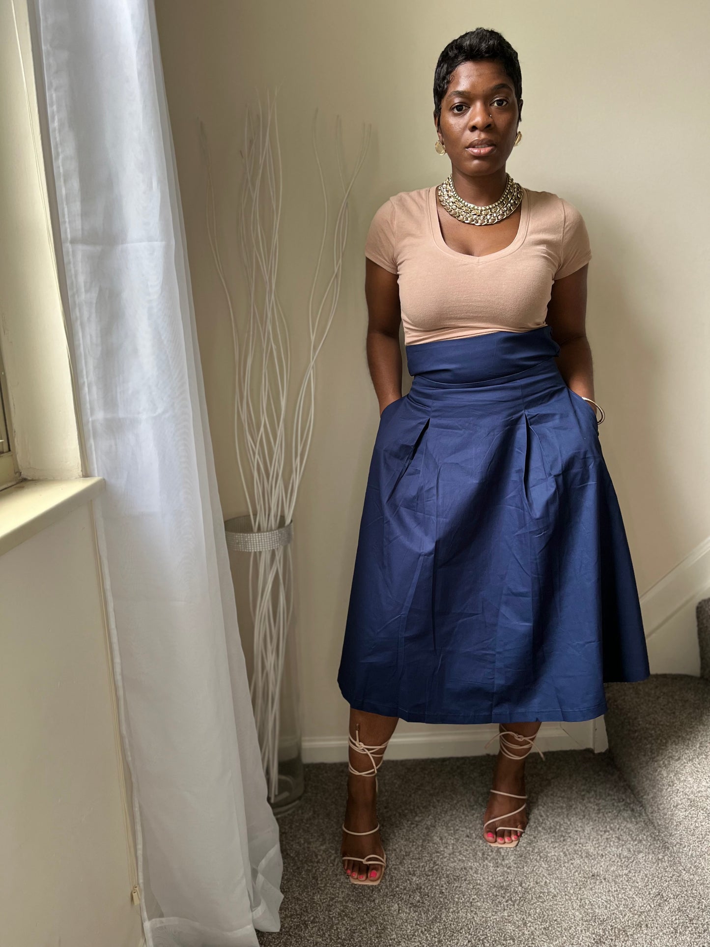 Church Girl High Waist Skirt